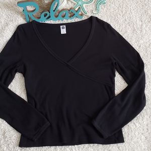 3/$8 GAP v-neck faux wrap shirt
